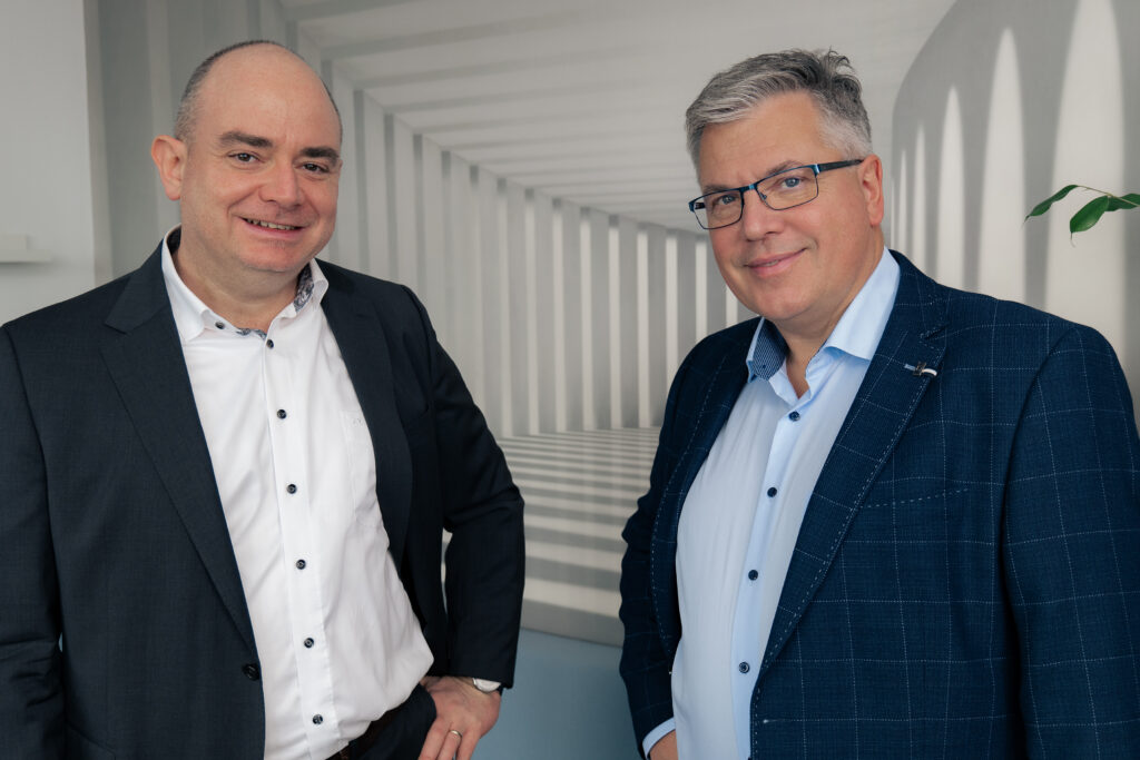 Matthias Domes und Jens Fabian: Geschäftsführer der domeba GmbH